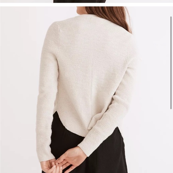 Madewell Halstead Cardigan Cream Sz XS - Picture 3 of 9